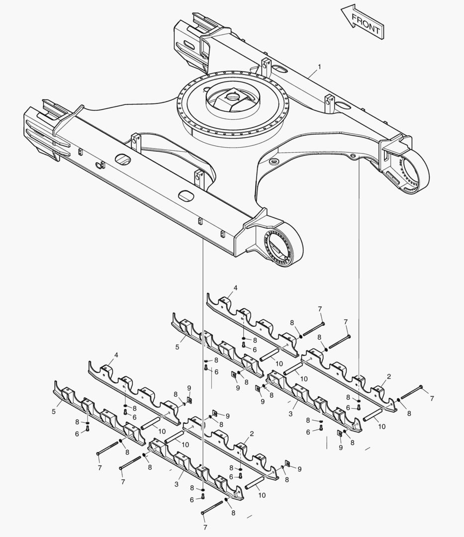 6250 TRACK FRAME - FULL GUARD [5001~6601]