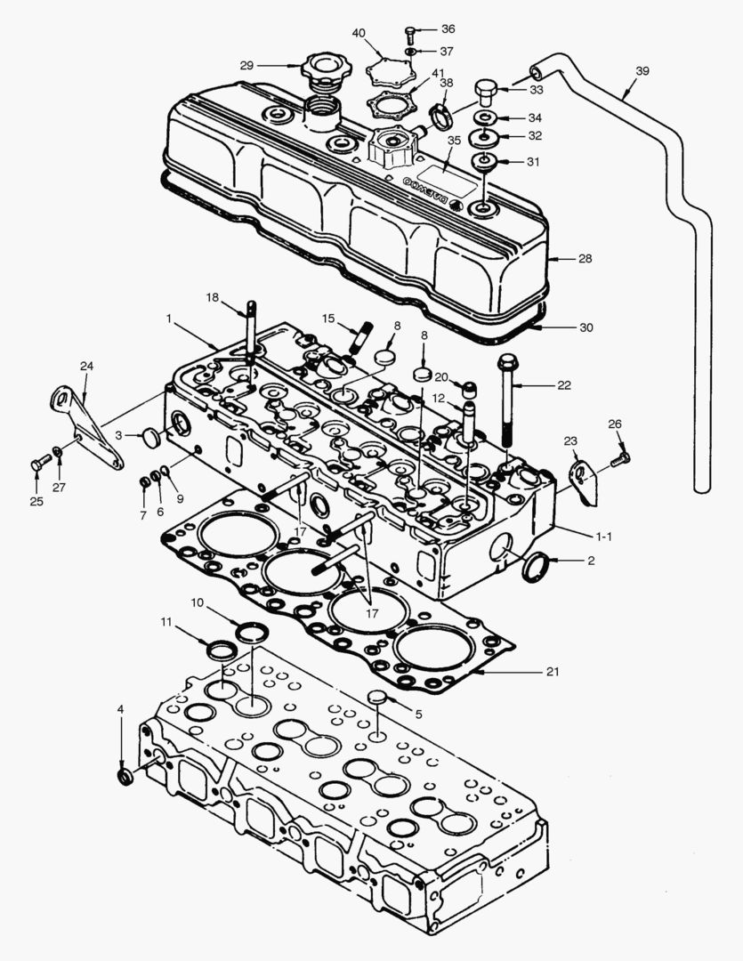 015 CYLINDER HEAD AND COVER