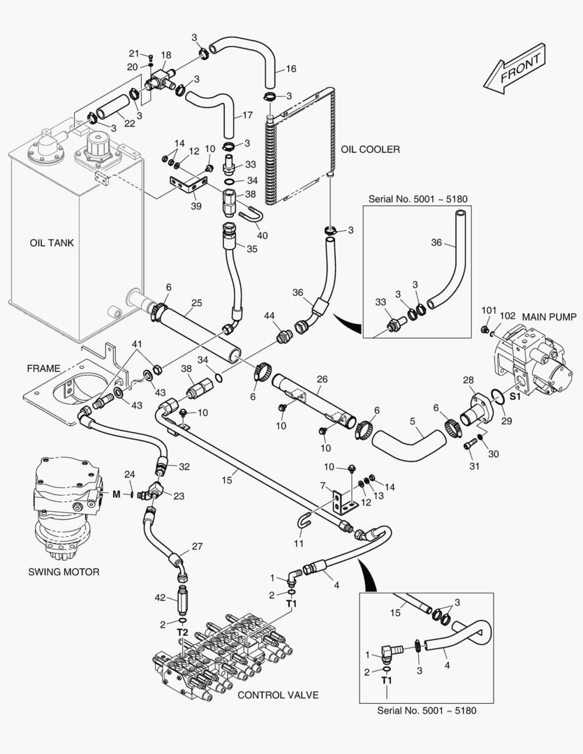ТУБОПРОВОД МАСЛЯНОГО РАДИАТОРА