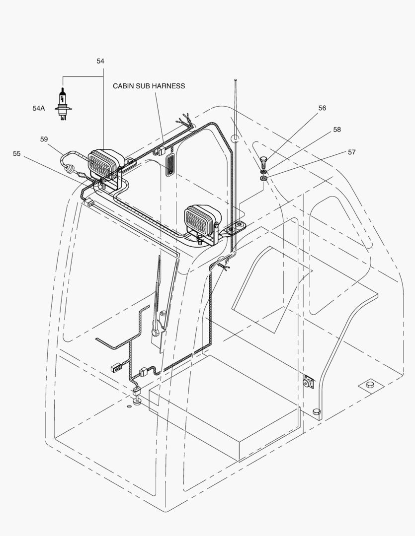 ЭЛЕКТРИЧЕСКИЕ ЗАПЧАСТИ(5)-ЛАМПА В КАБИНЕ