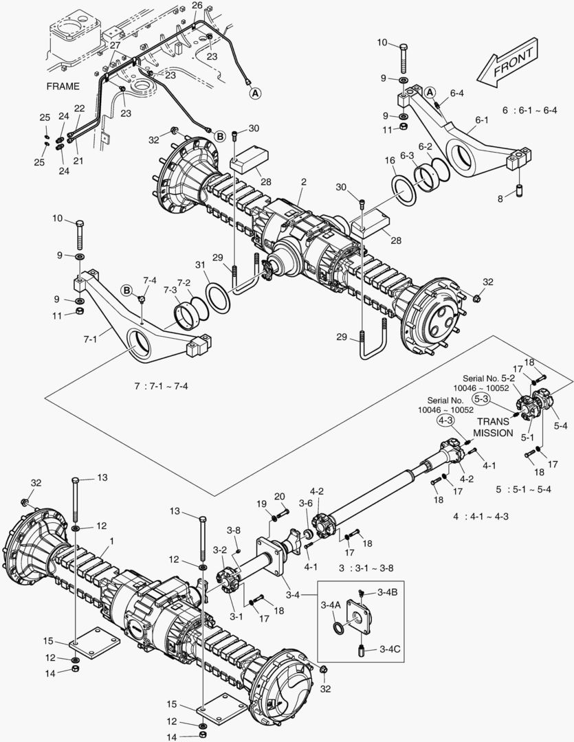 1145 AXLE & DRIVE SHAFT [10046~]