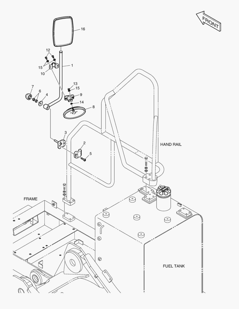 ОПОРА В СБОРЕ-ШАРНИРНАЯ СТРЕЛА