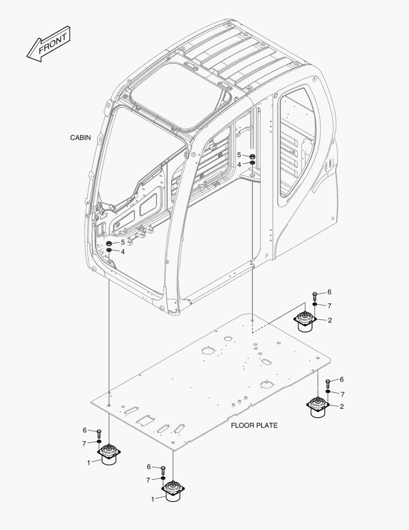 УСТАНОВКА КАБИНЫ