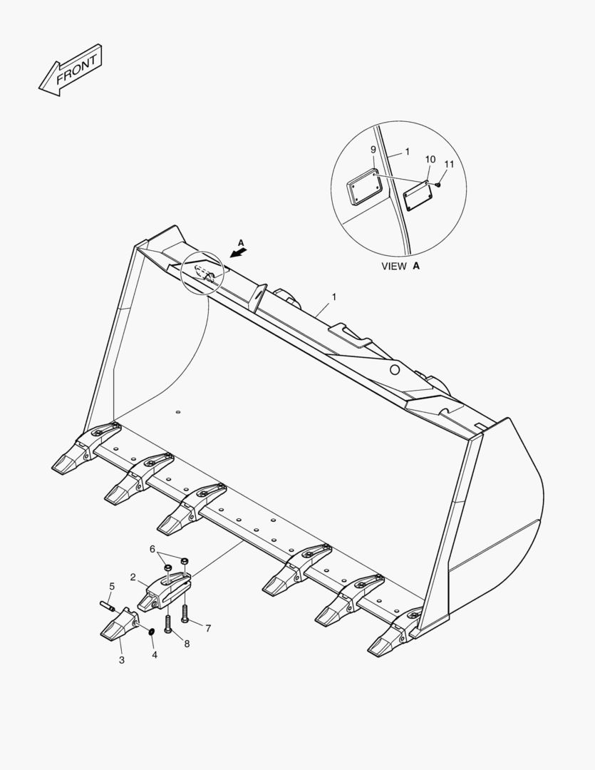 5220 BUCKET-2.7гЋҐ TOOTH