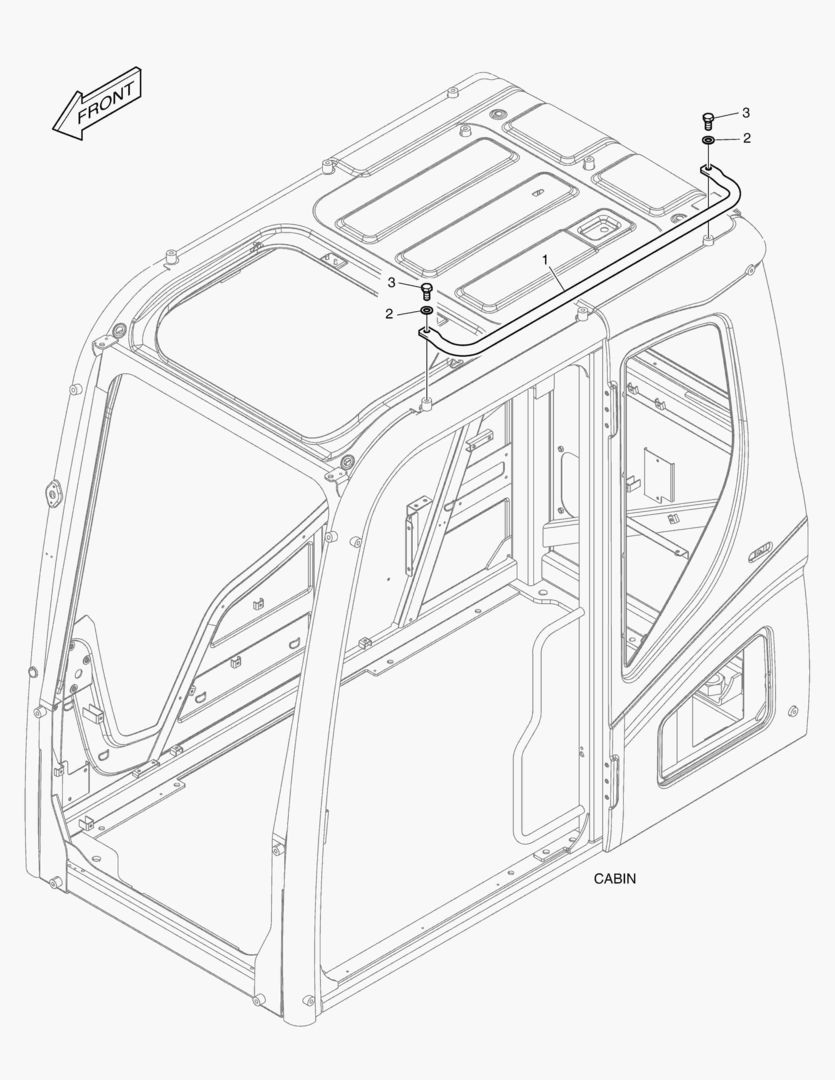 Спецтехника 6140 HANDLE - ROOF(FOGS) - главное фото