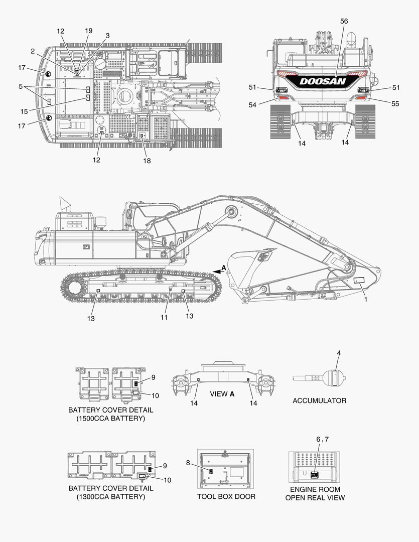 ПРЕДУПРЕЖДАЮЩАЯ ТАБЛИЧКА - ВНЕШНЯЯ ЧАСТЬ