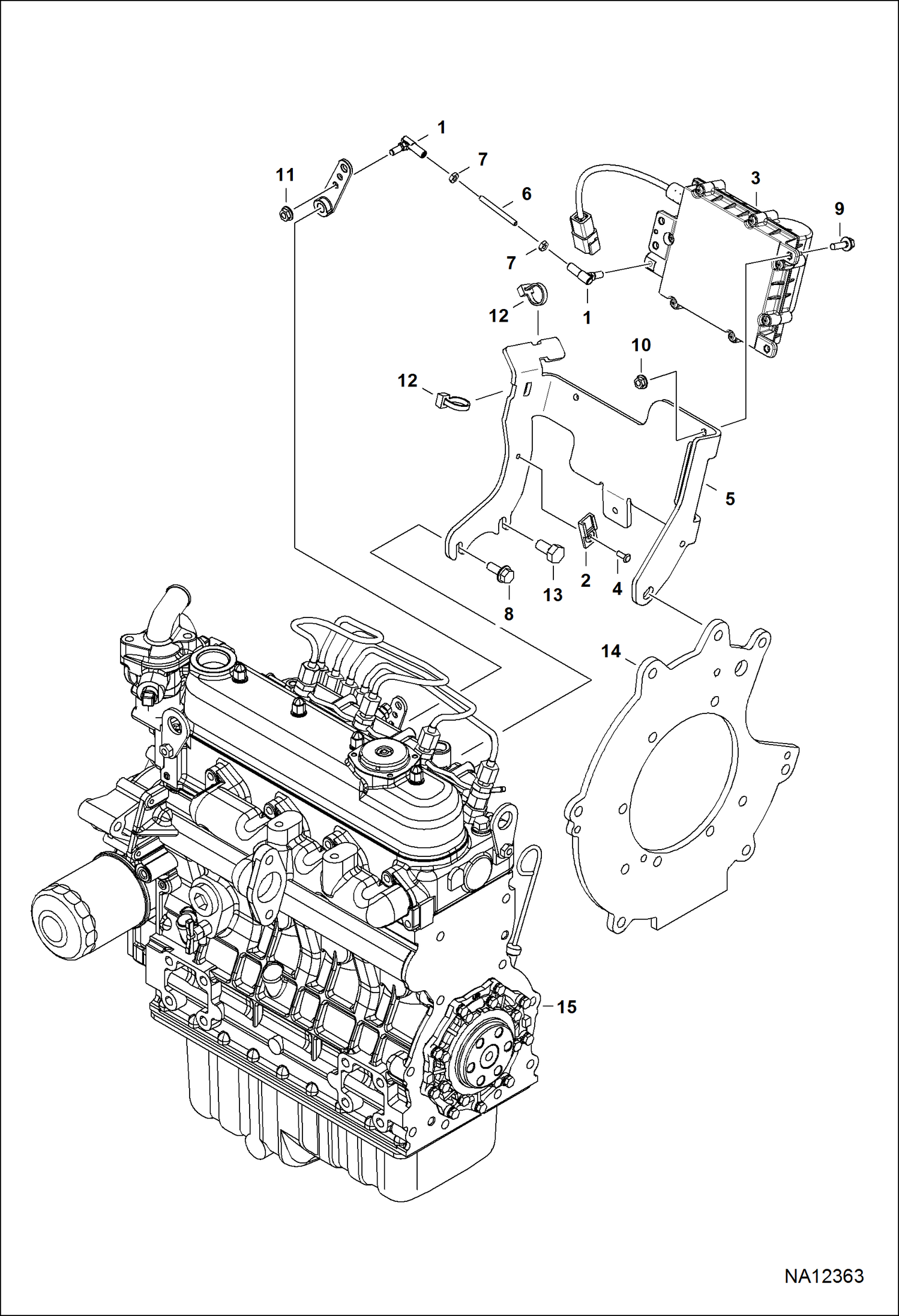 Схема МЕХАНИЗМ УПРАВЛЕНИЯ ДРОССЕЛЬНОЙ ЗАСЛОНКОЙ (РЕЖИМ "ПЕРЕРЫВ В РАБОТЕ")