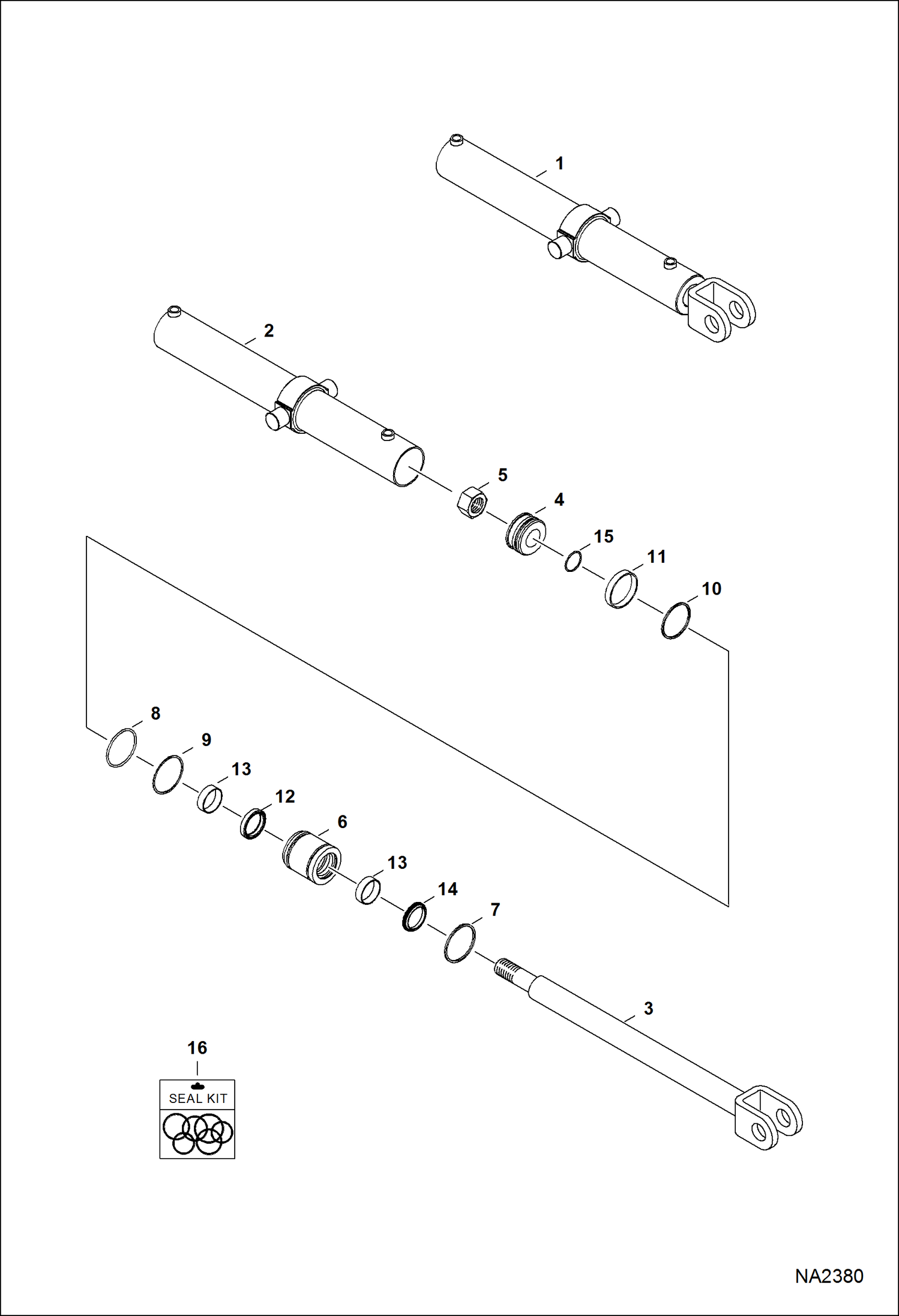 ГРЕЙДЕР HD (ЦИЛИНДР ПОДЪЕМА) (96-- ACW9) (108-- AJ2E)