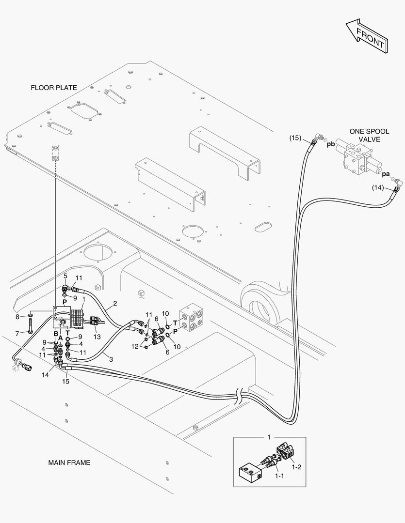 ТРУБОПРОВОД СЕРВОУПРАВЛЕНИЯ - ВРАЩАЮЩИЙСЯ