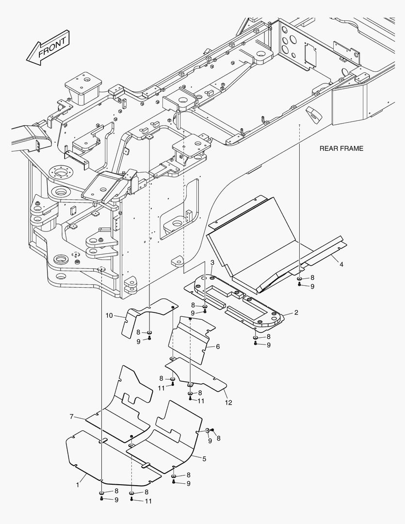ОБТЕКАЕМАЯ ПОДКУЗОВНАЯ ПАНЕЛЬ - НЕДОСТУПНО