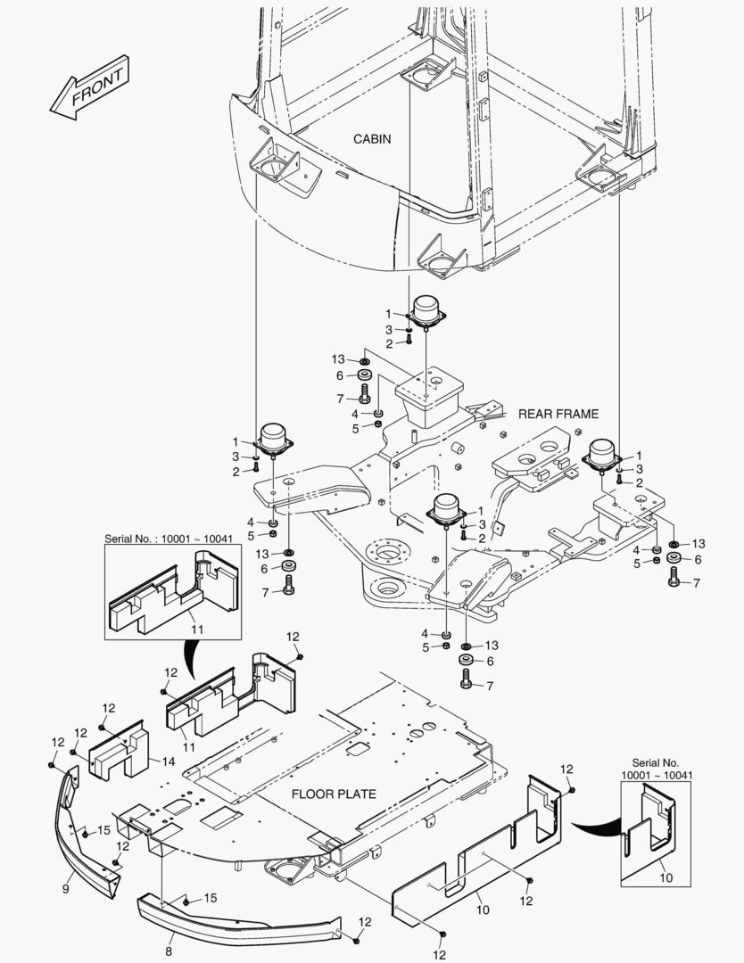 УСТАНОВКА КАБИНЫ