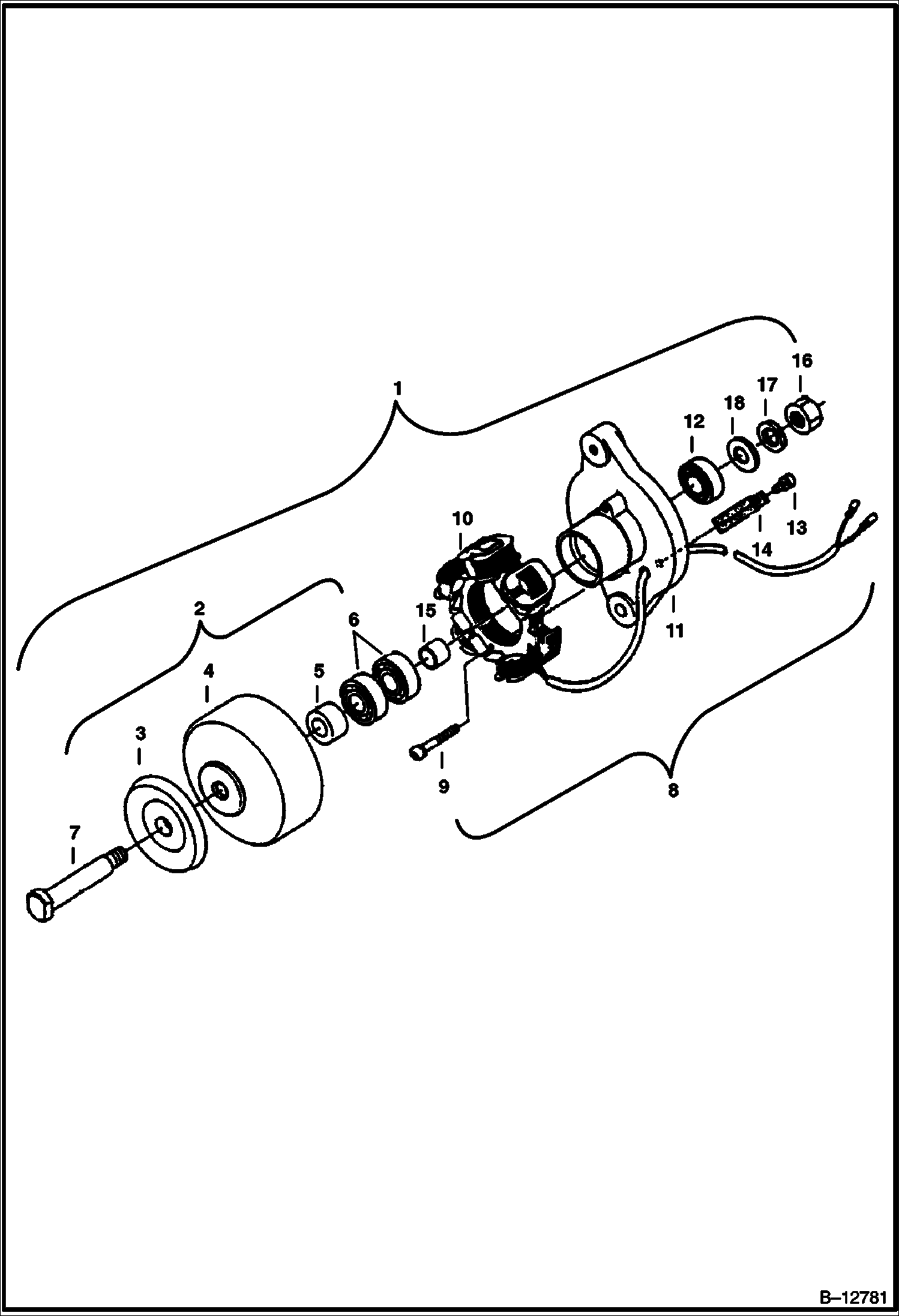 ГЕНЕРАТОР ПЕРЕМЕННОГО ТОКА (KUBOTA)