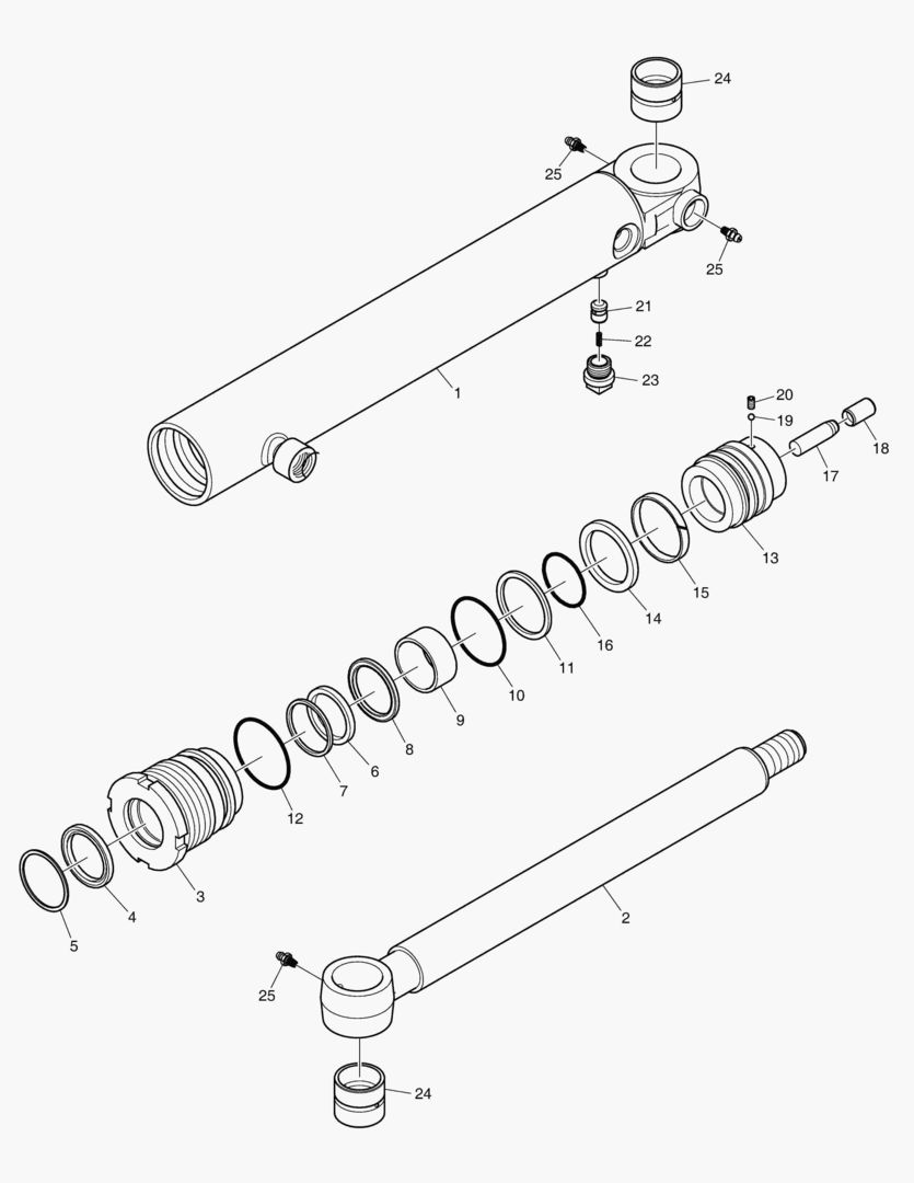 3521 STEERING CYLINDER