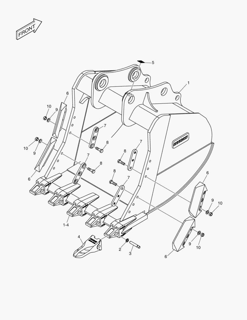 6910 BUCKET ASSВґY - 1.56mВі - S CLASS