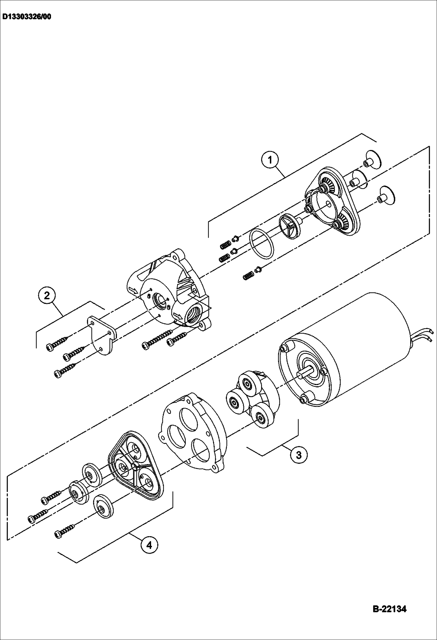 Схема ВОДЯНАЯ ПОМПА (ВНУТРЕННИЙ ОСТАНОВ)