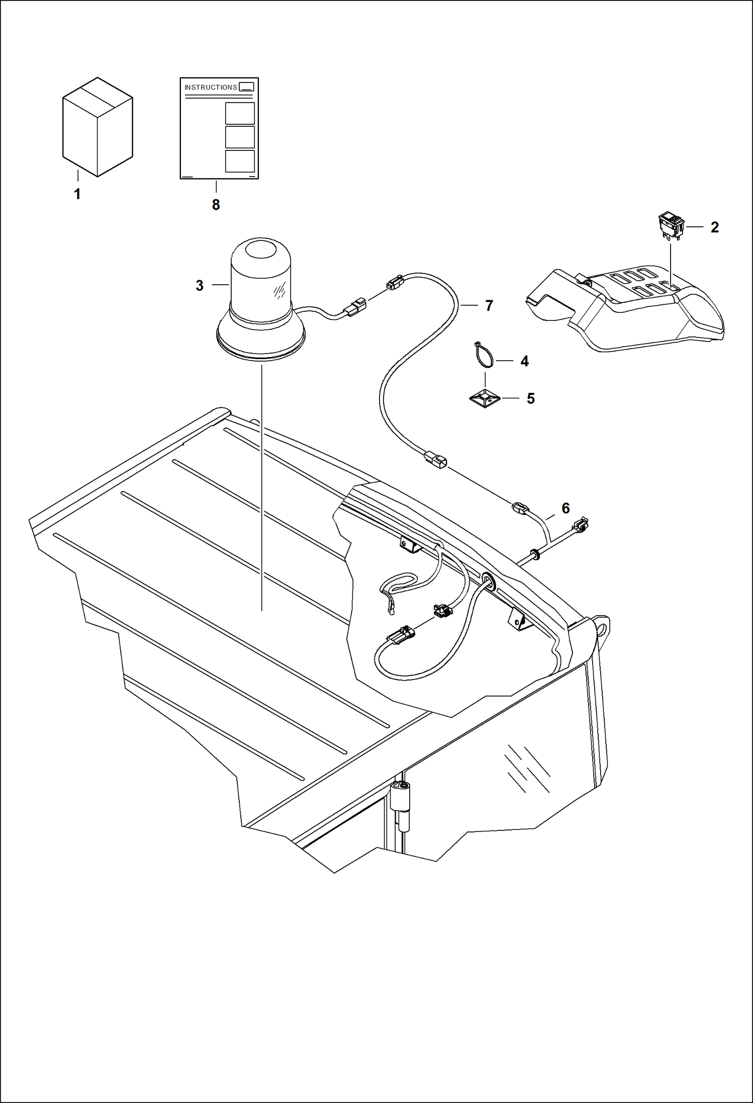 Схема КОМПЛЕКТ МАЯЧКОВ (КАБИНА)
