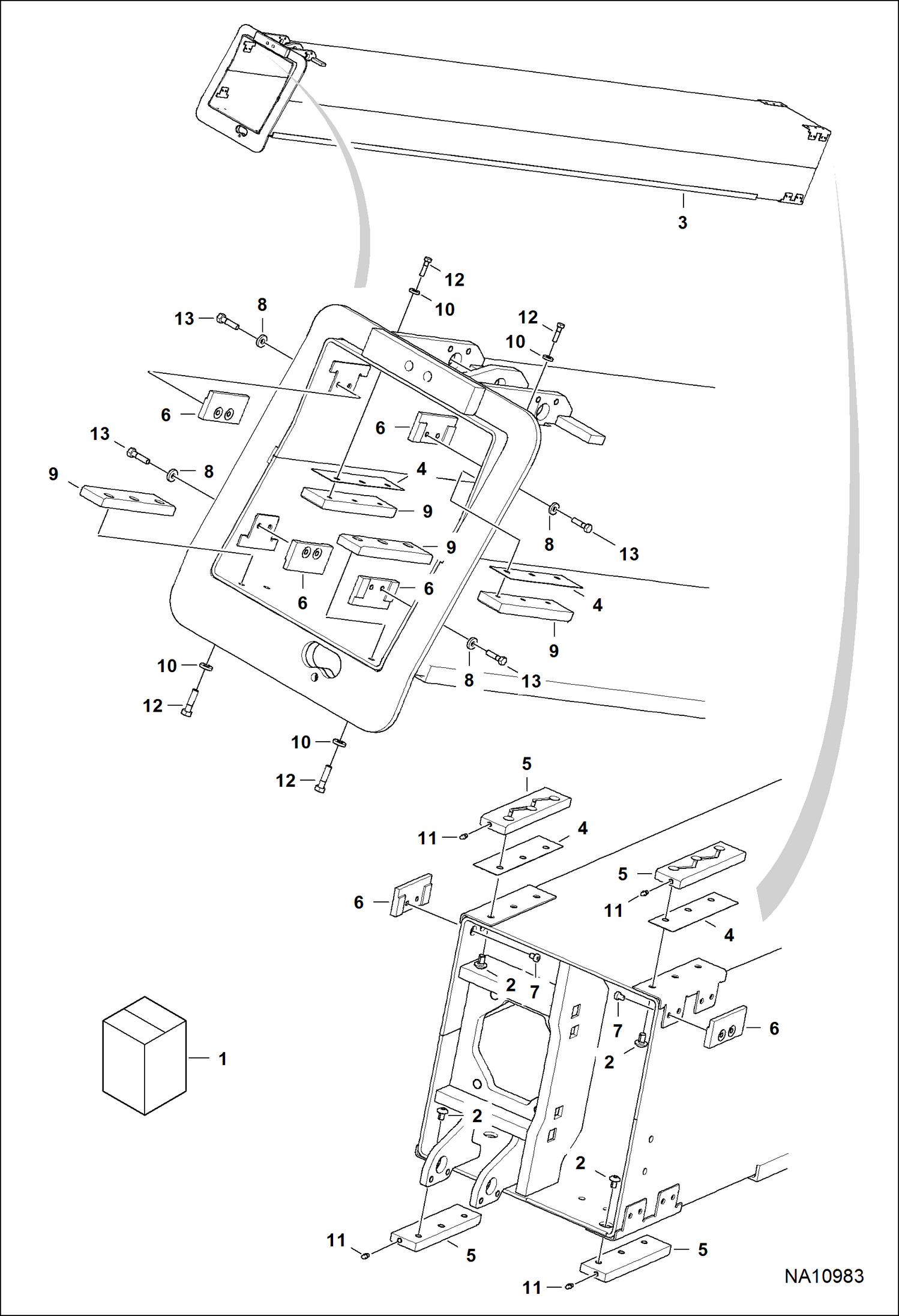 ПРОМЕЖУТОЧНАЯ СТРЕЛА (ЗАМЕНА) (СЕРИЙНЫЙ НОМЕР 363211001 - 363212000)