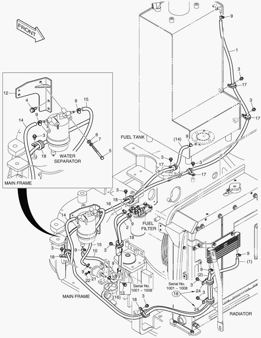 ТОПЛИВНЫЕ ТРУБОПРОВОДЫ - Tier 4