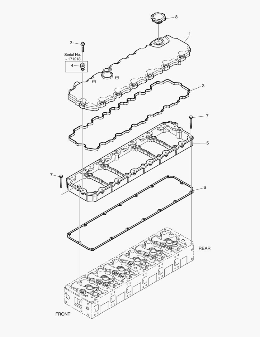 КРЫШКА ГОЛОВКИ ЦИЛИНДРА