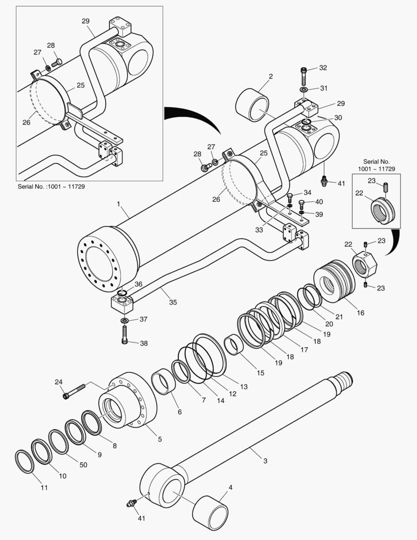 ЦИЛИНДР СТРЕЛЫ-ПРАВОСТОРОННИЙ