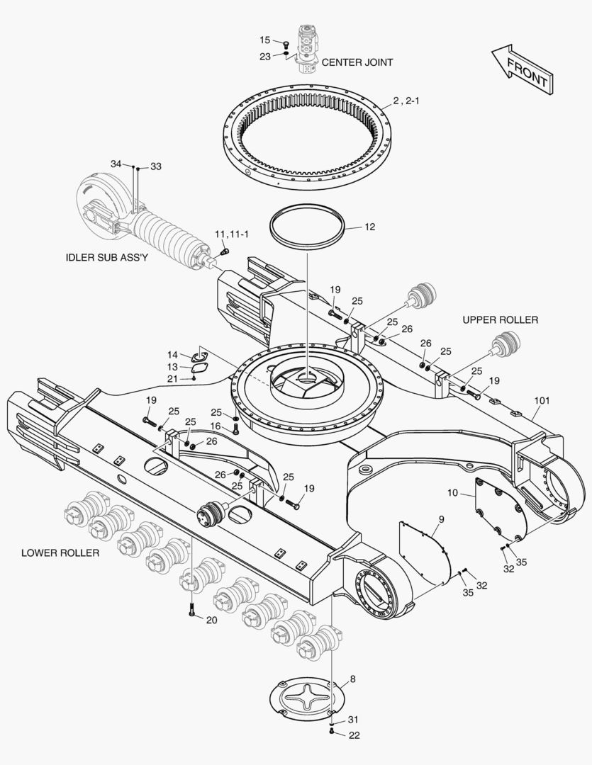 РАМА ГУСЕНИЦЫ