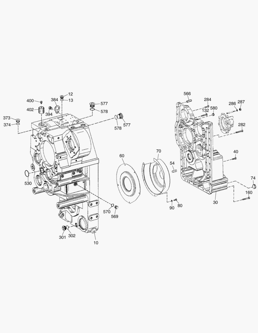 КОРПУС КОРОБКИ ПЕРЕДАЧ