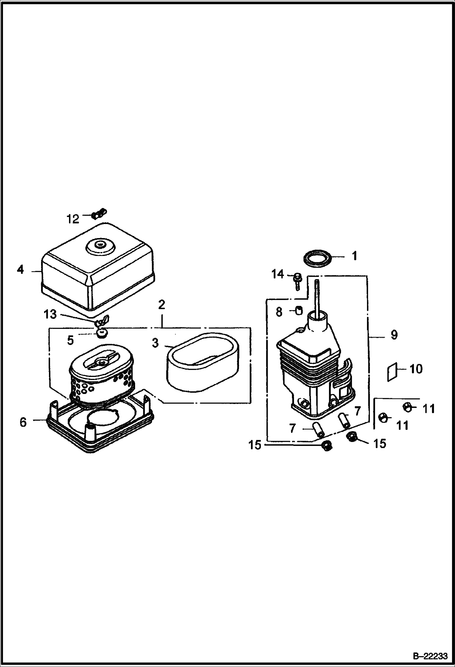 HONDA ДВИГАТЕЛЬ (ВОЗДУХООЧИСТИТЕЛЬ)