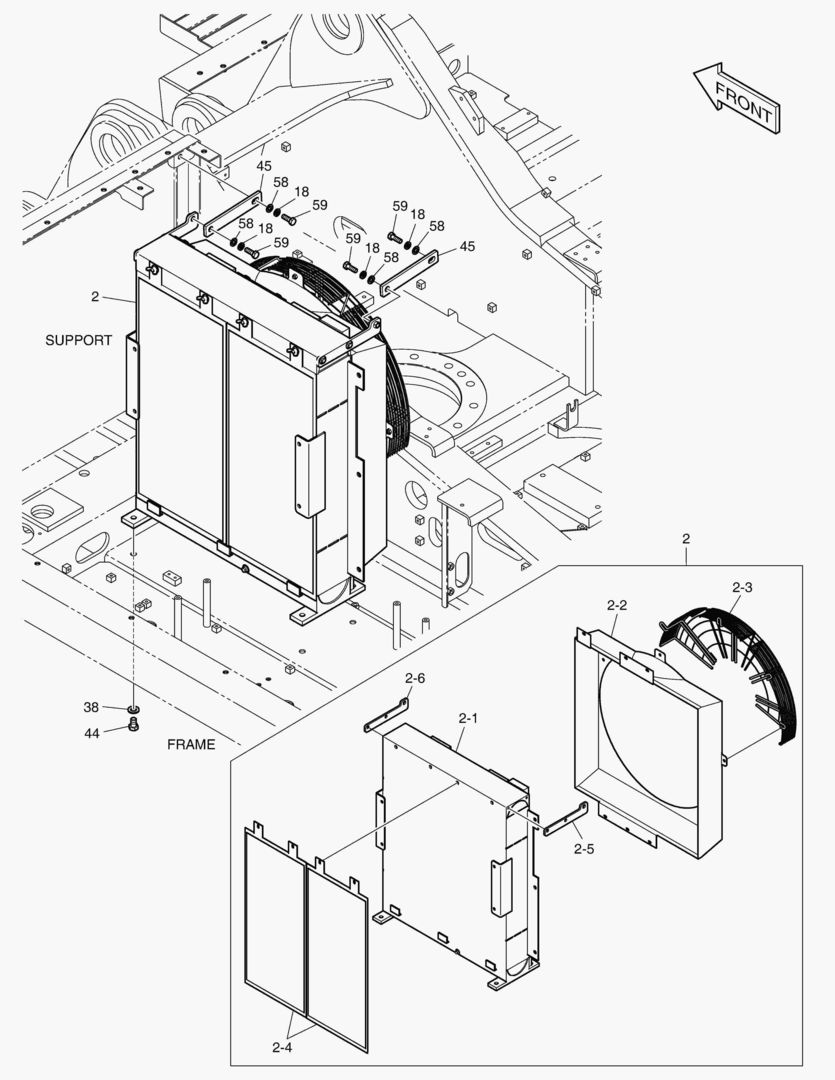 1160 OIL COOLER [10001~10219]