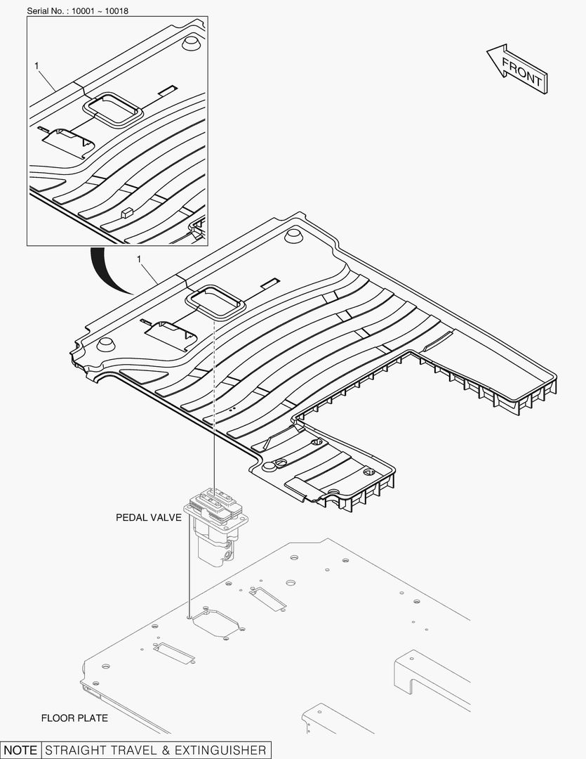 Схема 6380 FLOOR MAT - STRAIGHT TRAVEL(2)