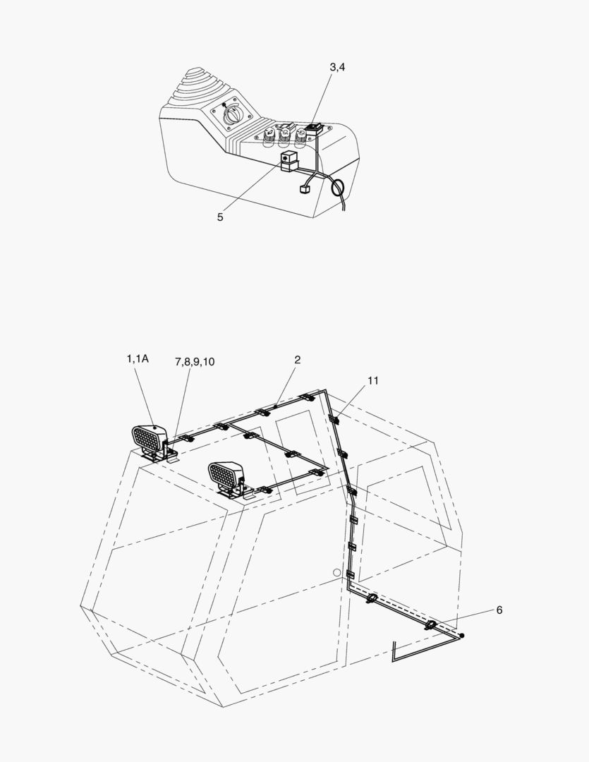 ЛАМПА В КАБИНЕ
