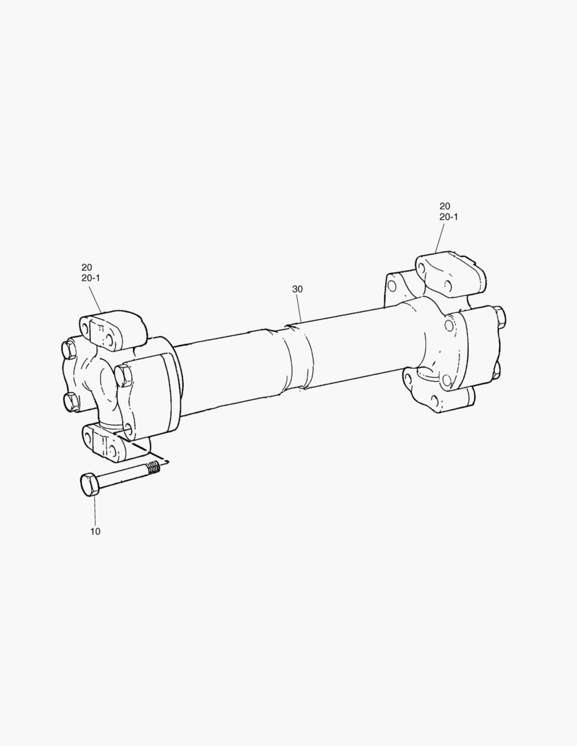 G250-20 CARDAN SHAFT FRONT WAGON