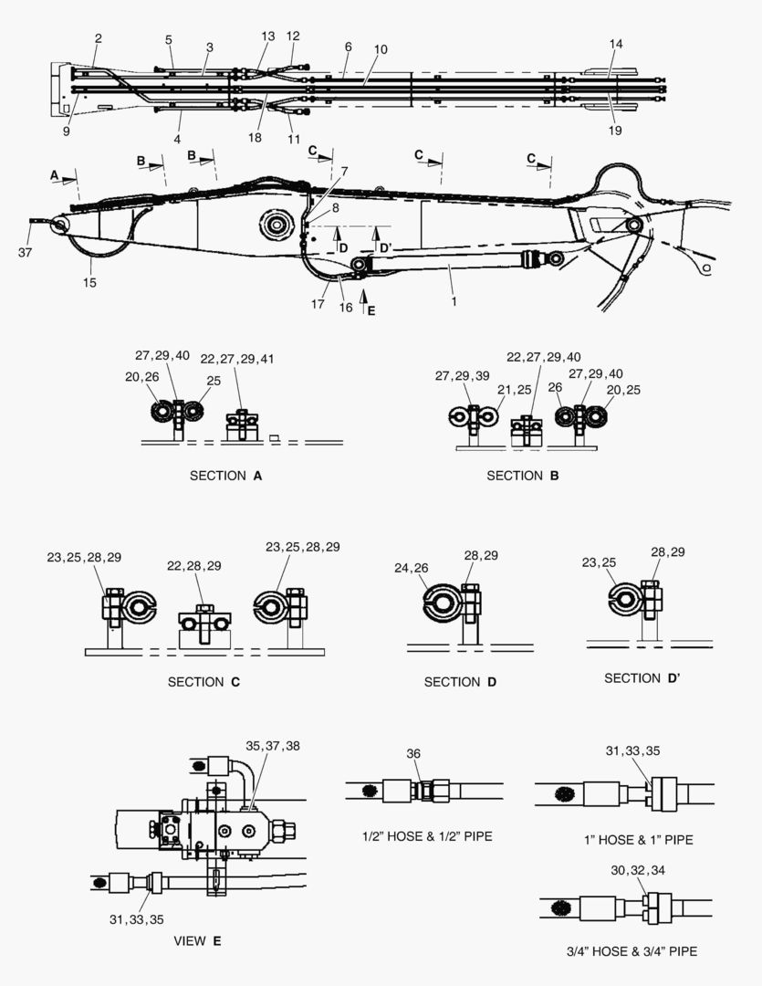 ГИДРОСИСТЕМА СТРЕЛЫ