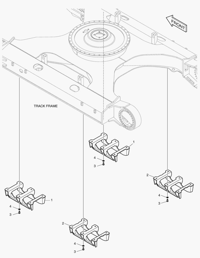 ПРЕДОХРАНИТЕЛЬ ГУСЕНИЦЫ - ДВОЙНОЙ