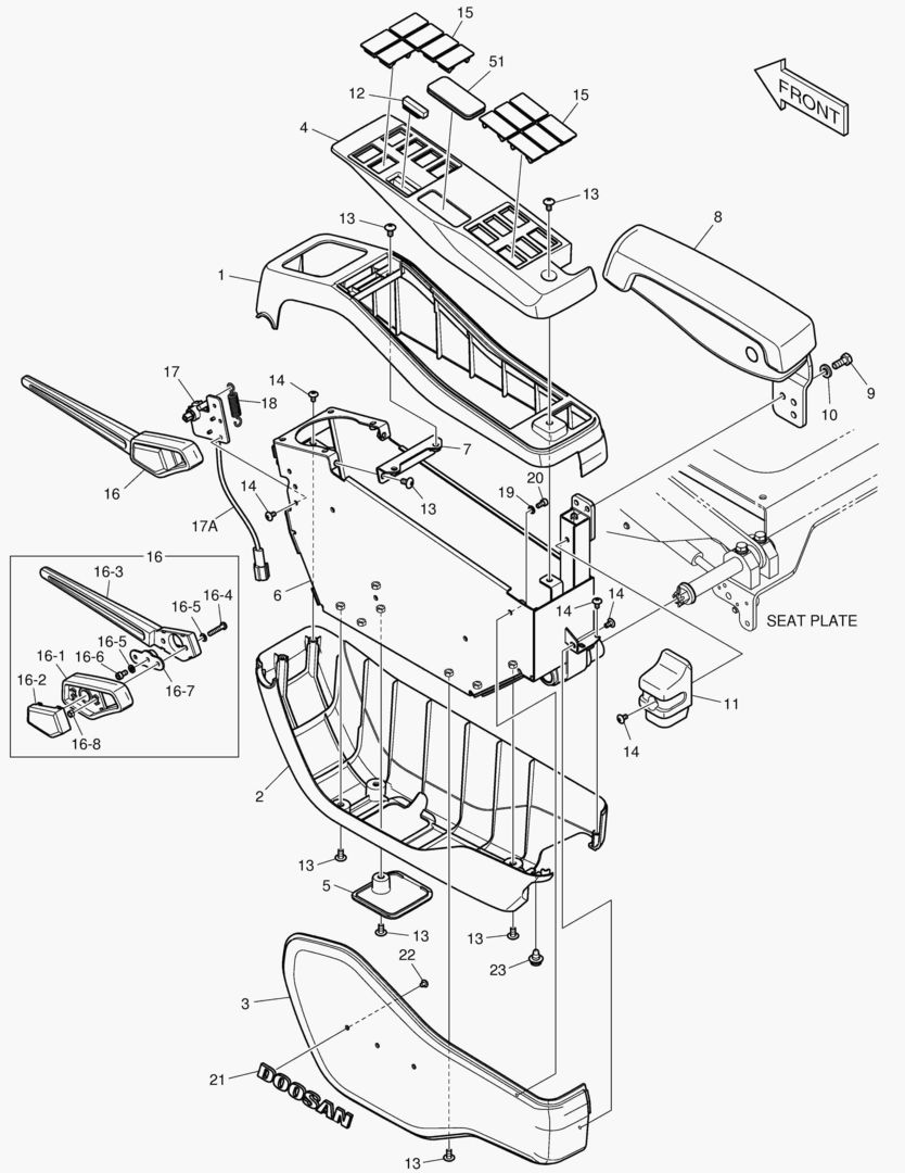 ПУЛЬТ УПРАВЛЕНИЯ - ЛЕВОСТОРОННИЙ