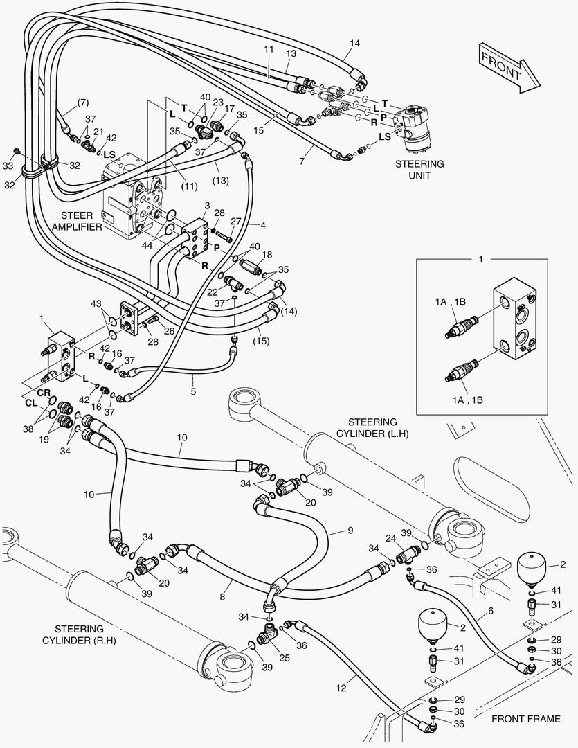 ПАТРУБКИ РУЛЕВОГО УПРАВЛЕНИЯ