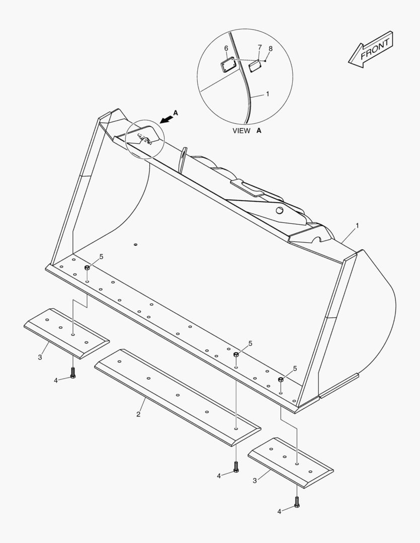 5580 BUCKET - 3.9гЋҐ - CUTTING EDGE