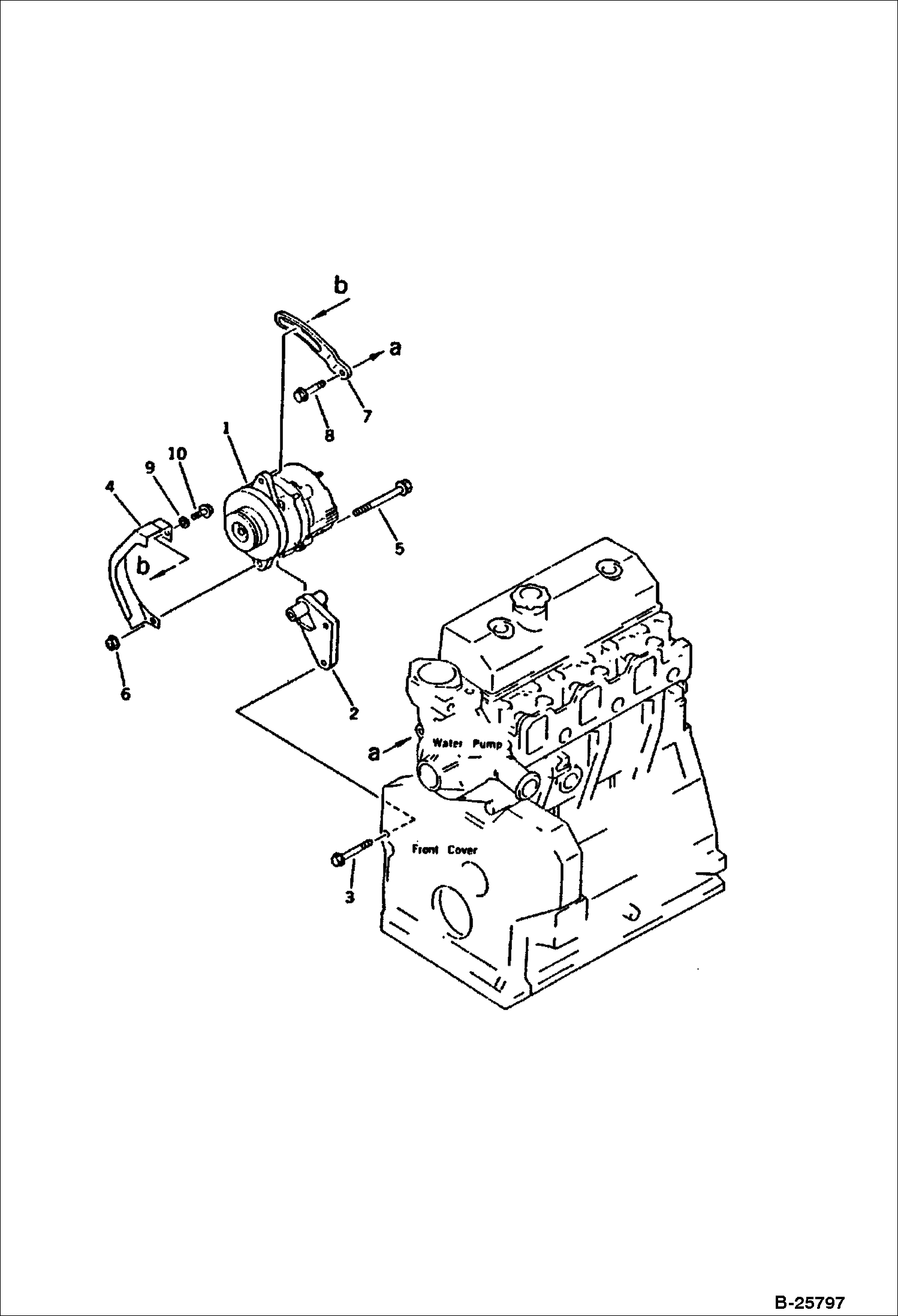 ГЕНЕРАТОР ПЕРЕМЕННОГО ТОКА И КРОНШТЕЙН