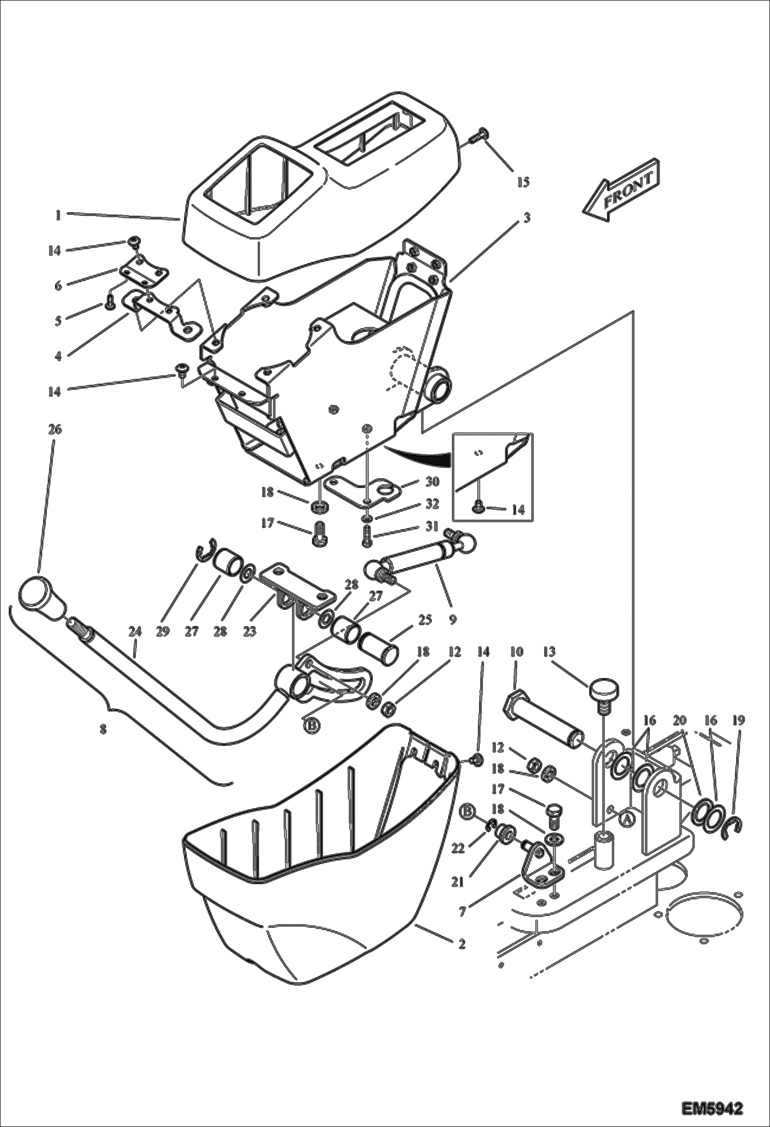 Схема ЛЕВОСТОРОННЕЕ УПРАВЛЕНИЕ