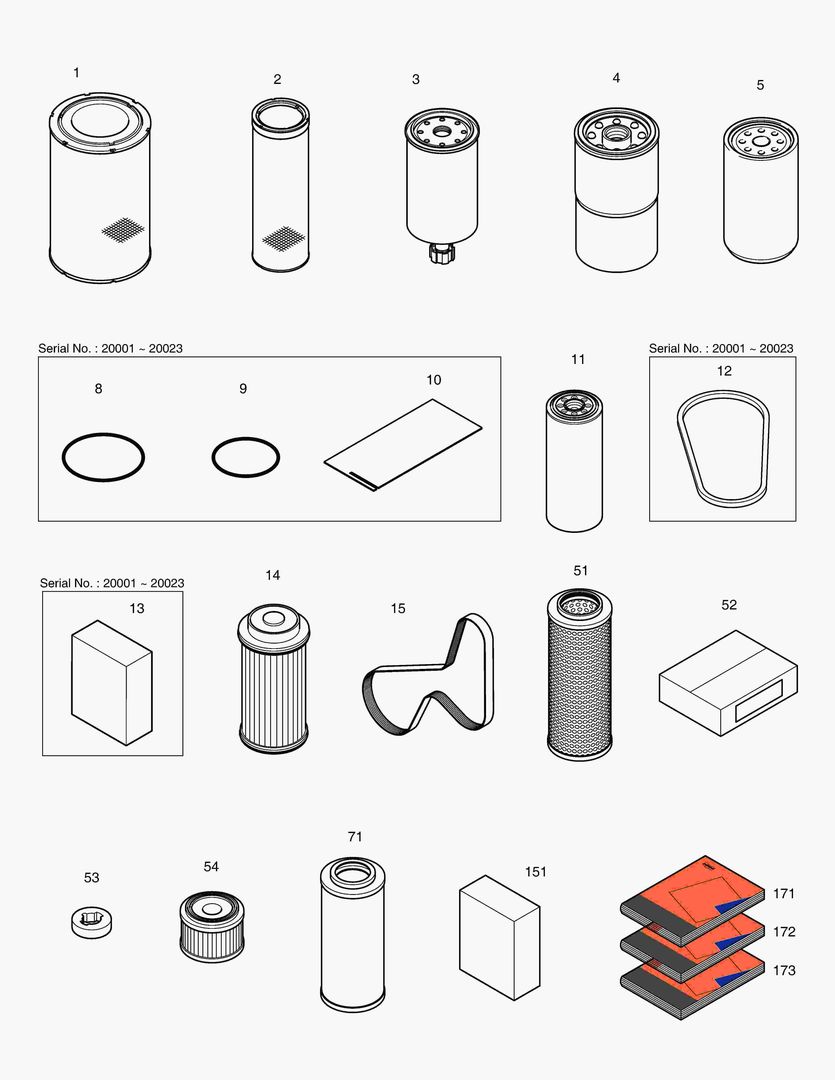 Схема 4110 SPARE PARTS