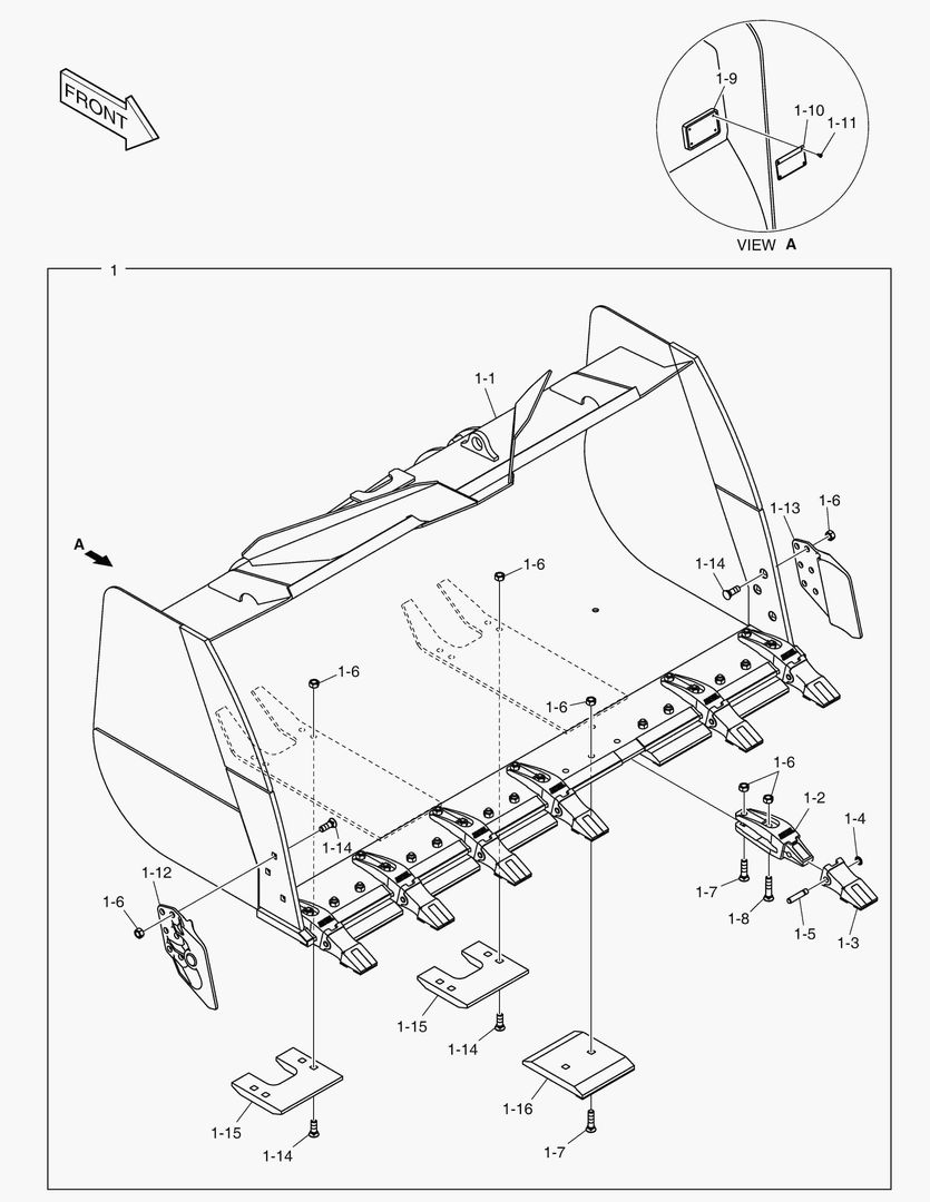 5280 BUCKET-3.7гЋҐ-SEGMENT(WC,MH)