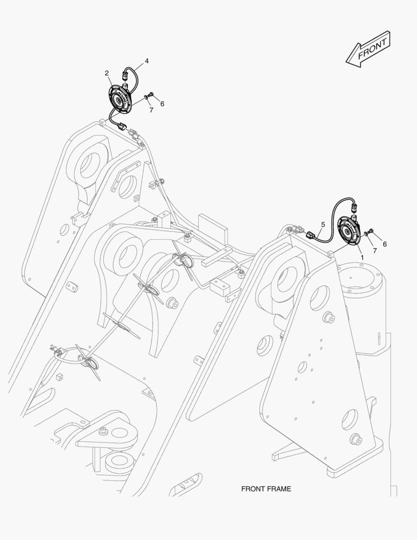 5760 ELECTRIC PARTS - FRONT(EUROPE)