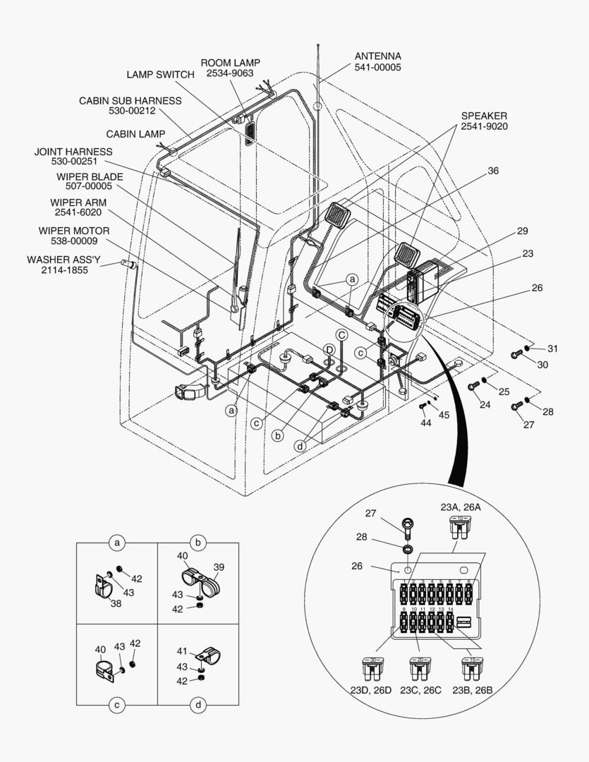 ЭЛЕКТРИЧЕСКИЕ ЗАПЧАСТИ(4)-КАБИНА