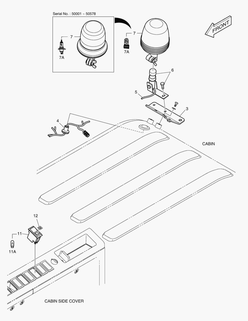Схема ПРОБЛЕСКОВЫЙ МАЯЧОК - С ЛАМПОЙ