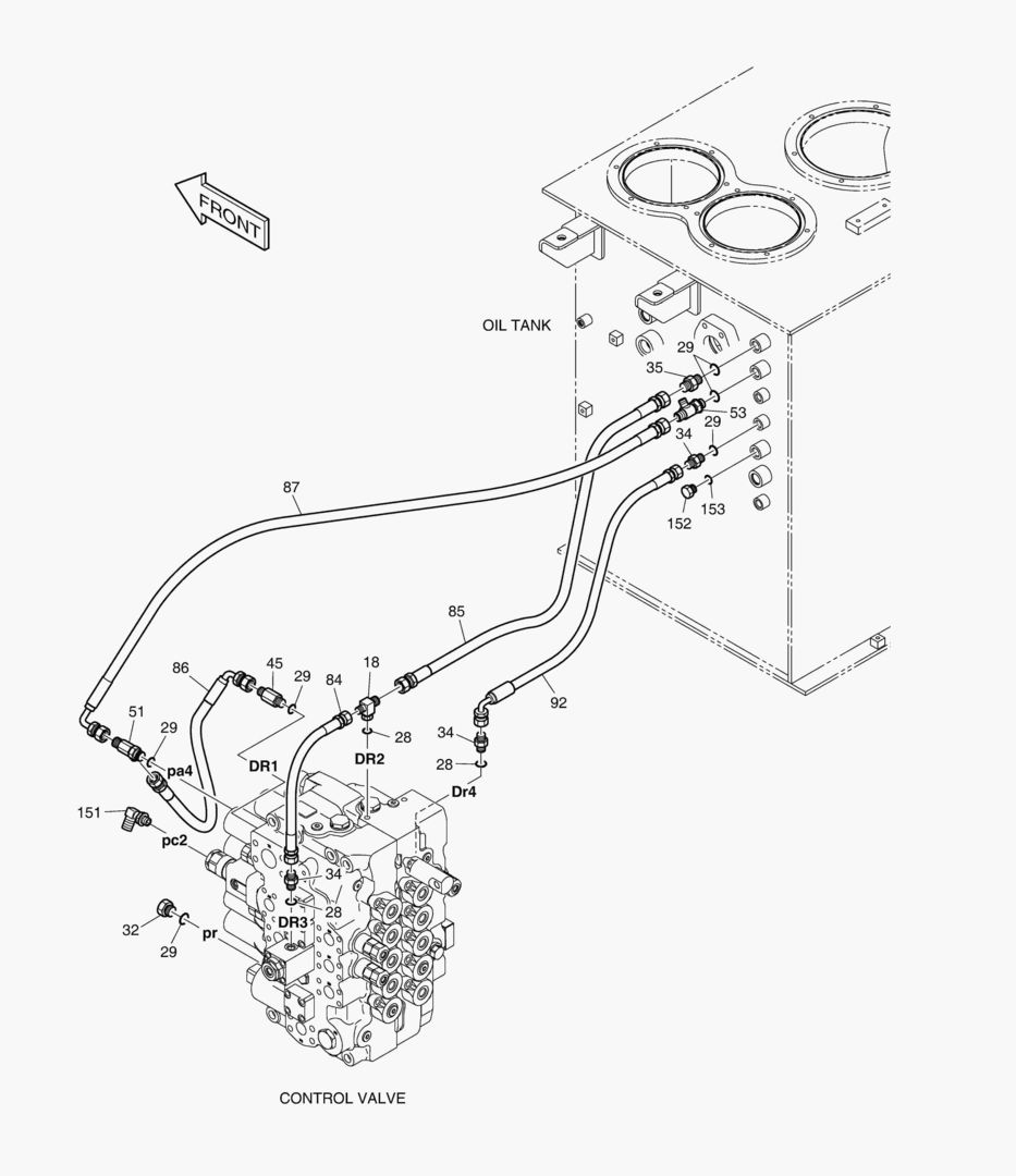 ТРУБОПРОВОД СЕРВОУПРАВЛЕНИЯ(5)