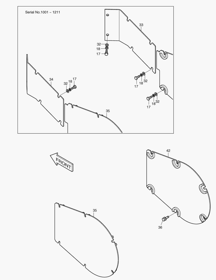 КРЫШКА ТРУБОПРОВОДА ХОДА