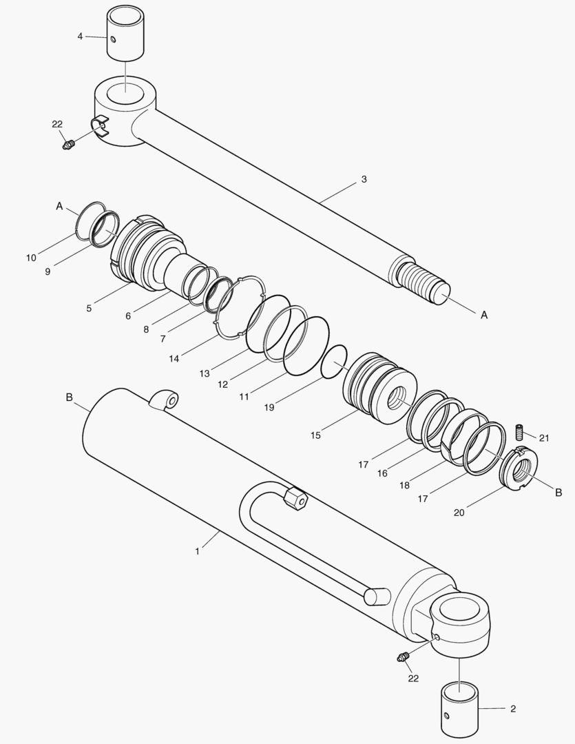ЦИЛИНДР ПОВОРОТА СТРЕЛЫ