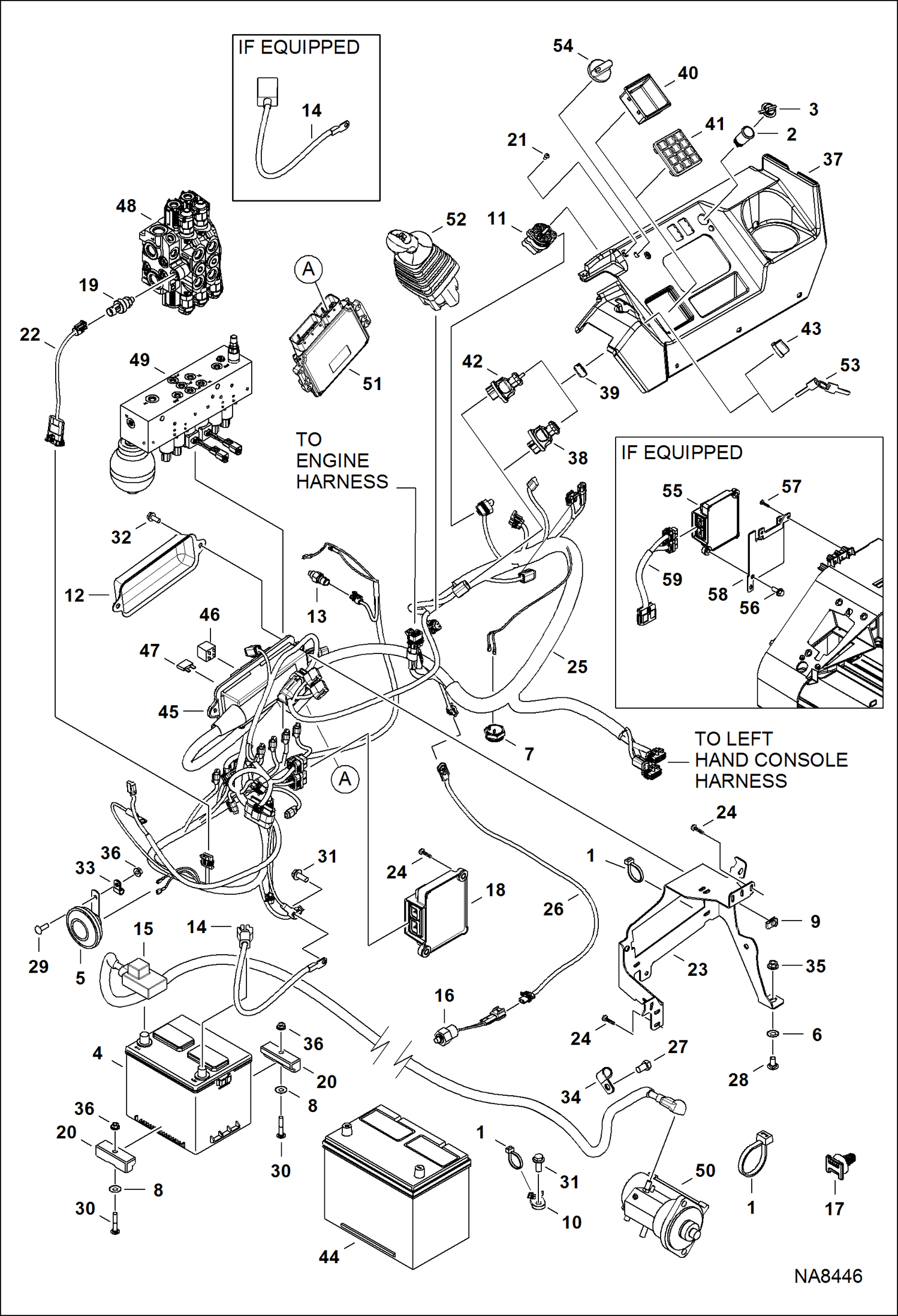 ЭЛЕКТРИЧЕСКИЕ УСТРОЙСТВА УПРАВЛЕНИЯ (ПРАВОСТОРОННЯЯ КОНСОЛЬ)