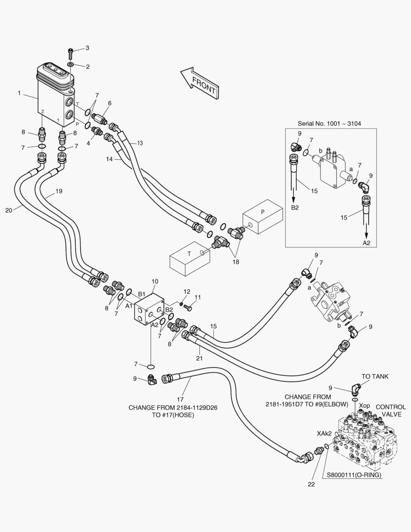 ТРУБОПРОВОД СЕРВОУПРАВЛЕНИЯ-СТРЕЛА С ИЗМЕНЯЕМОЙ ГЕОМЕТРИЕЙ