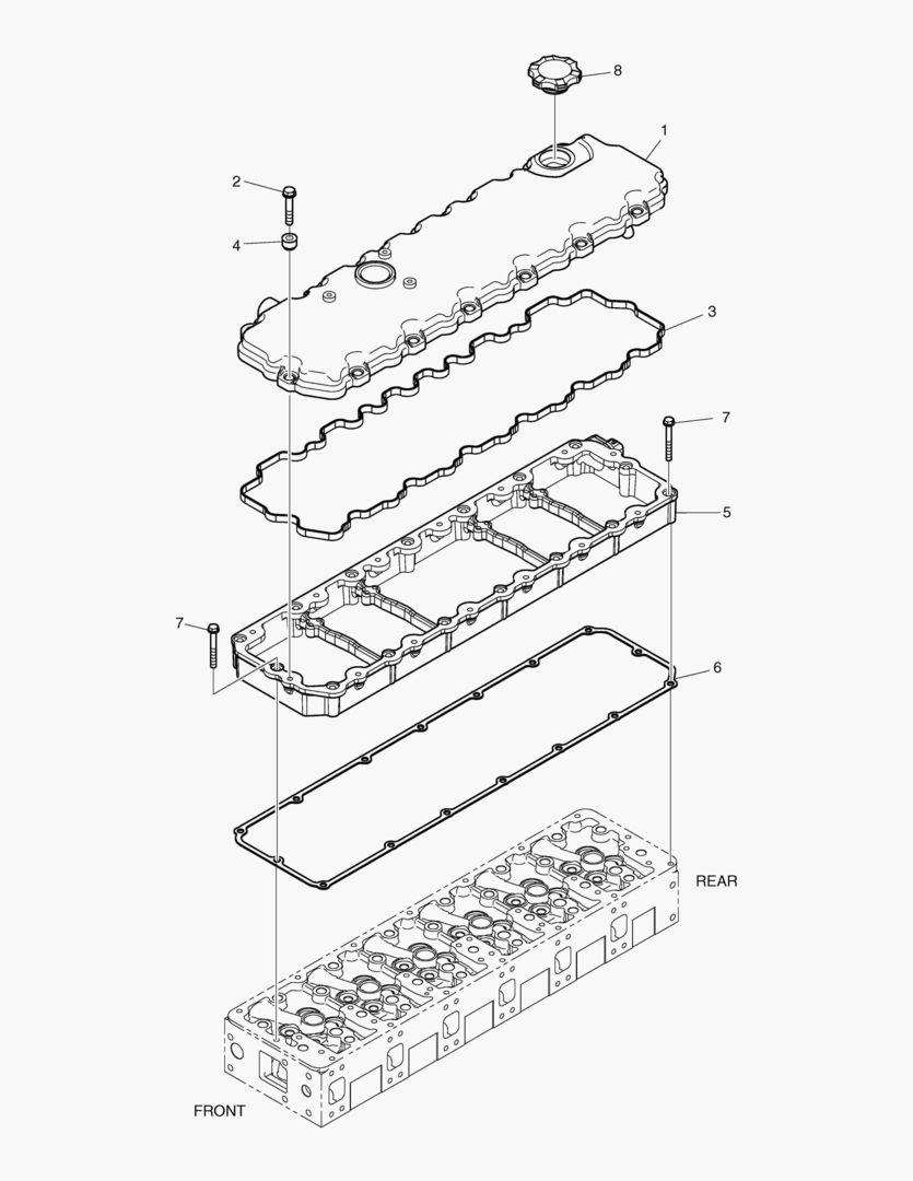 КРЫШКА ГОЛОВКИ ЦИЛИНДРА