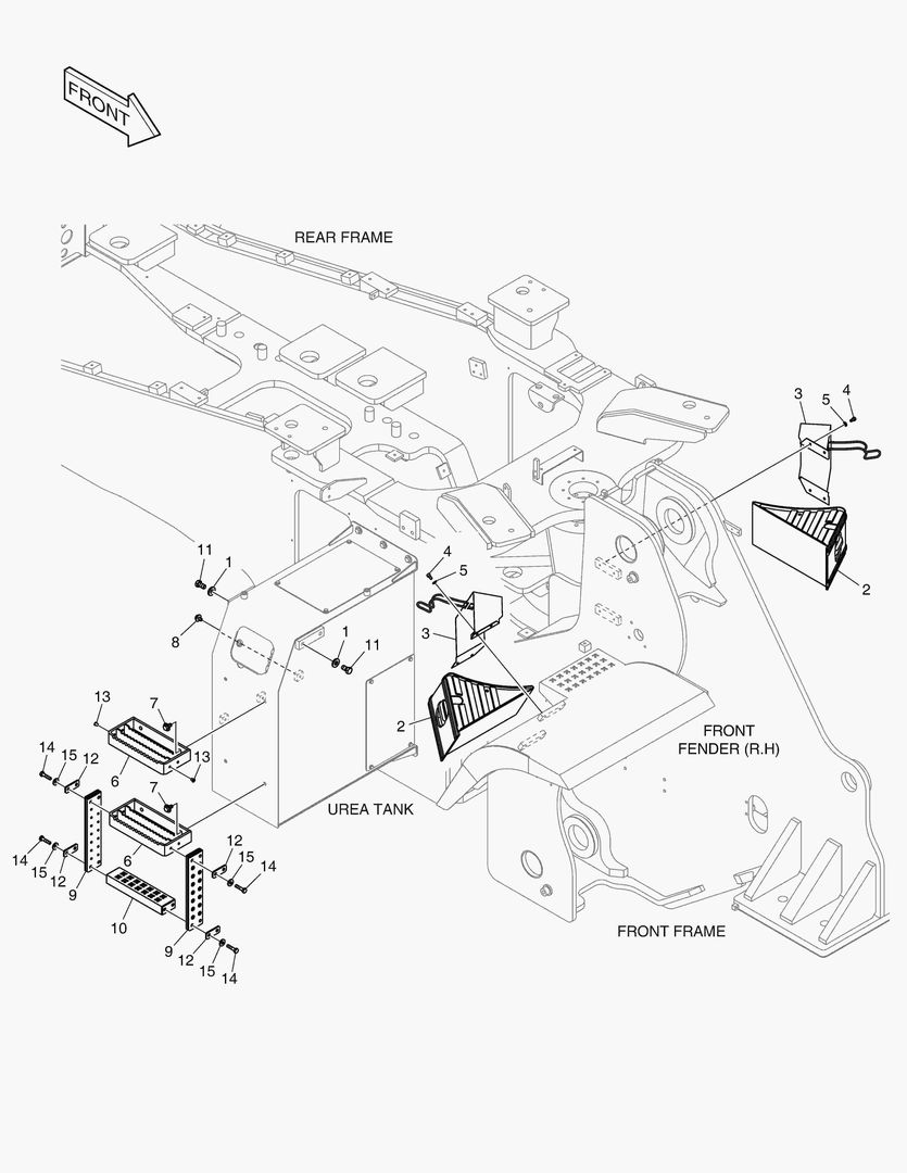 1635 FENDER & LADDER(WHEEL CHOCK)